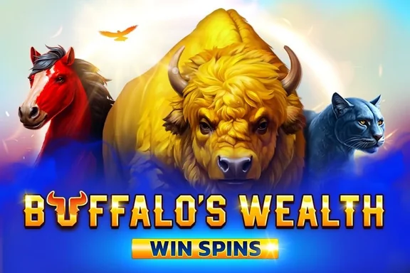 Capa do slot Buffalos Wealth Win Spins